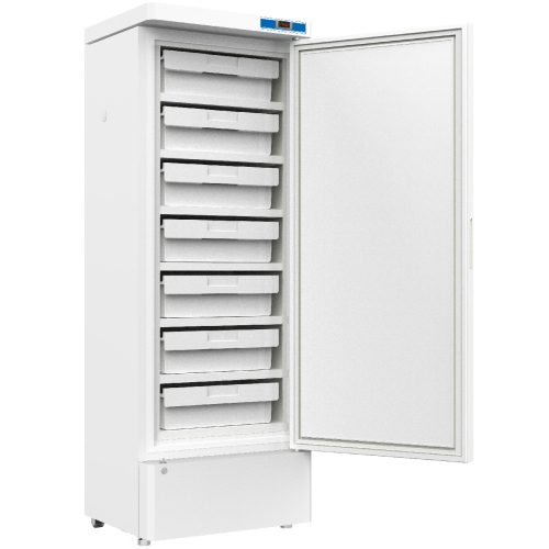 Congelatore professionale Smeg Essential SMF270, capacita 270 L, range temperatura -10/-25 °C, con porta cieca, display LCD, allarme sonoro e visuale