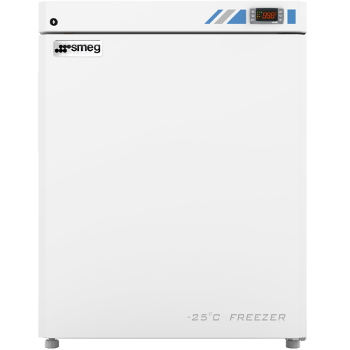 Congelatore professionale Smeg Essential SMF90, capacita 90 L, range temperatura -10/-25 °C, con porta cieca, display LCD, allarme sonoro e visuale