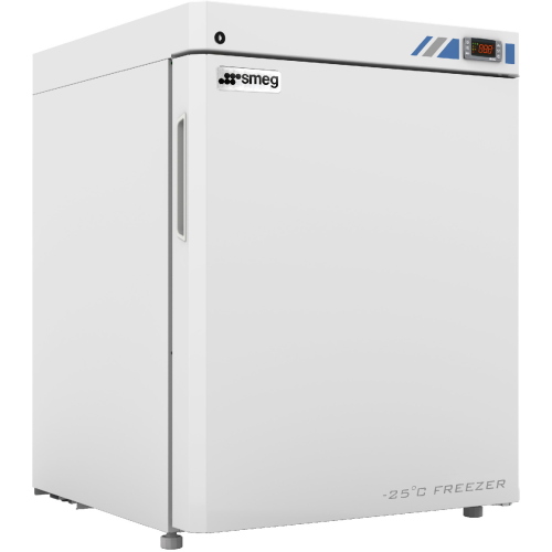 Congelatore professionale Smeg Essential SMF90, capacita 90 L, range temperatura -10/-25 °C, con porta cieca, display LCD, allarme sonoro e visuale