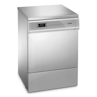 Lavavetrerie da laboratorio GW1260-S0-000, con sistema di asciugatura, con seconda pompa peristaltica per detergente liquido, lavaggio fino a 95°C, porta a battente in acciaio, display touch a colori, 20 programmi disponibili + 20 customizzabili