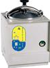 Autoclave da banco verticale mod. 760 NE, capacità 17.5  litri, completa di coperchio in acciaio e valvole di scarico e sicurezza, manometro pressione, dim. 375x390x525 (Lxpxh mm) 