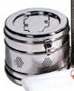 Cestello in acciaio inox con coperchio incernierato per autoclave mod. 760 NE dim. 240 x 240 x 760 mm