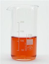 250 ml. Bicchiere dosatore in vetro borosilicato con coperchio in vetro borosilicato graduato con manico 