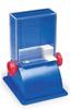 Dispensatore di vetrini in polistirene rigido, 91 posti, colore blu, per vetrini 26x76mm
