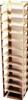 Supporto verticale in acciaio per scatole congelamento, 12 ripiani h=53mm, con maniglia dim. est. 138x138x666 mm (Lxpxh)