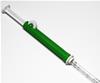 Aspiratore per pipette cap.10 mL, colore verde, rotella con leva per aspirazione erogazione, leva per svuotamento, autoclavabile