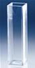 Cuvette monouso per spettrofotometria standard, PMMA ottico, cap. 2,5 - 4,5 mL tipo Macro, P.O. 10 mm, 2 facce ottiche (100 pz, box)