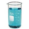Bicchieri in vetro Pyrex cap. 100 mL graduato con becco forma alta (10 pz)
