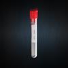 Provette monouso 12x86 mm, 5 mL, polipropilene (PP), cilindriche con tappo, fondo rotondo, etichettate, graduate sterili (1500 pz)